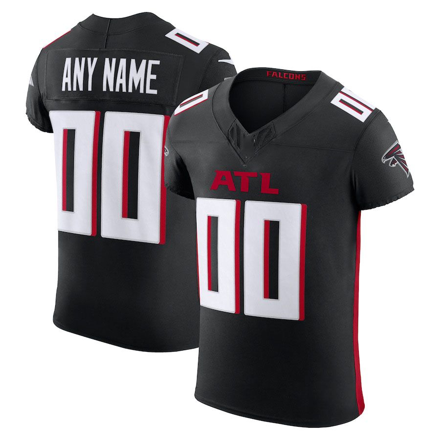 Custom A.Falcons 2024 Black P.U.S.E Vapor American Stitched Football Jersey
