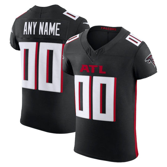 Custom A.Falcons 2024 Black P.U.S.E Vapor American Stitched Football Jersey