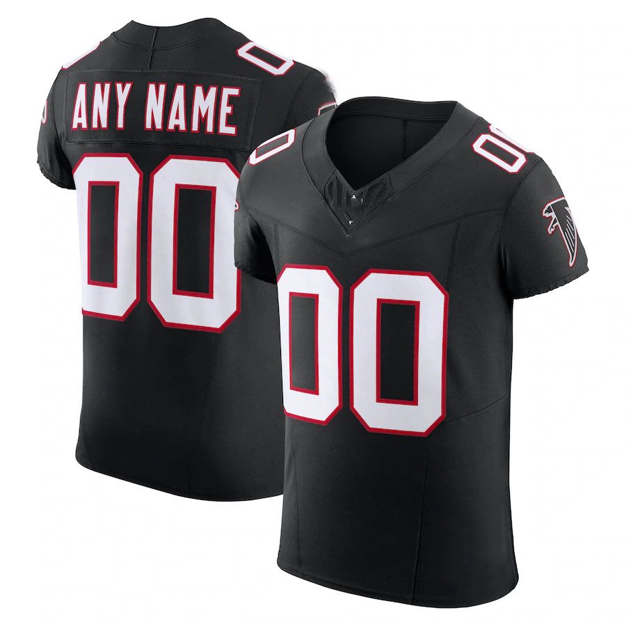 Custom A.Falcons 2024 Black P.U.S.E Vapor American Stitched Football Jerseys