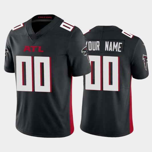 Custom Atlanta Falcons Black Vapor Limited American Stitched Football Jersey