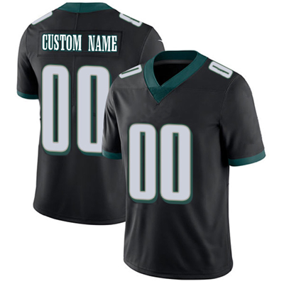 Custom Philadelphia Eagles Black Stitched American Football Limited Jersey