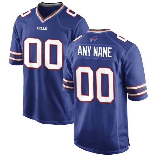 Custom Buffalo Bills 2024 Royal Game American Stitched Football Jersey