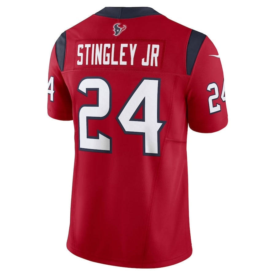 H.Texans #24 Derek Stingley Jr. Red Vapor F.U.S.E. Limited American Football Jersey