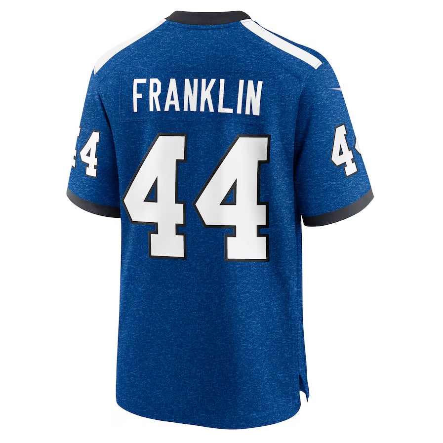 IN.Colts #44 Zaire Franklin Royal Indiana Nights Alternate Game Stitched American Football Jerseys