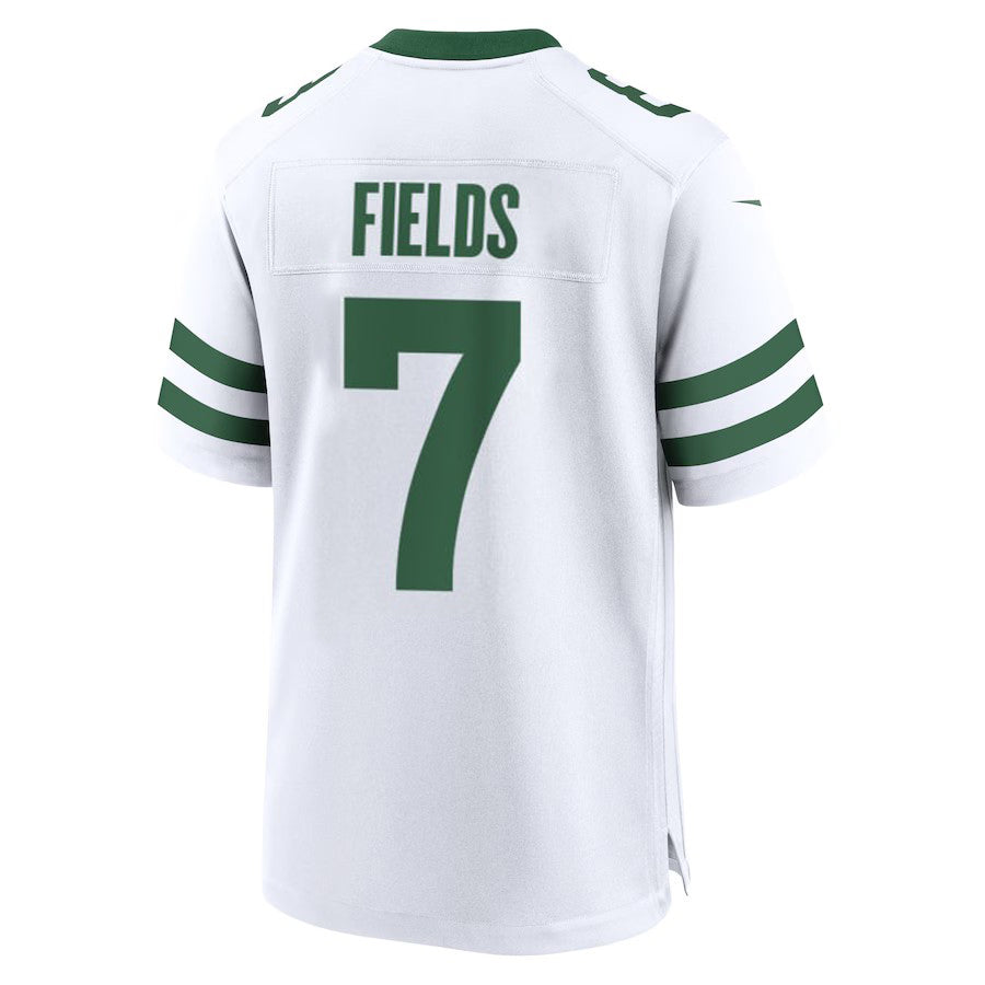 NY.Jets #7 Justin Fields White Game Stitched American Football Jersey