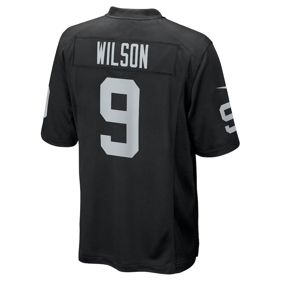 LV.Raiders #9 Tyree Wilson Black Game Stitched American Football Jerseys