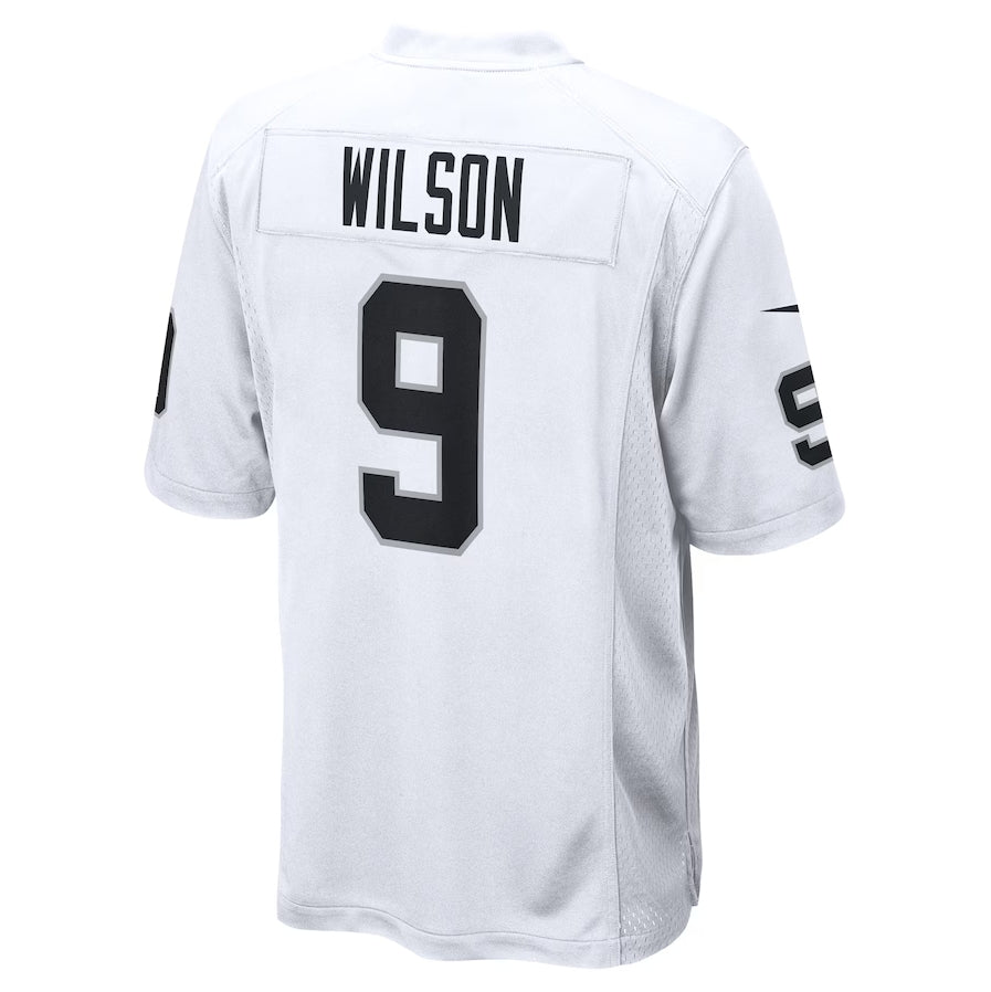 LV.Raiders #9 Tyree Wilson White Game Stitched American Football Jerseys