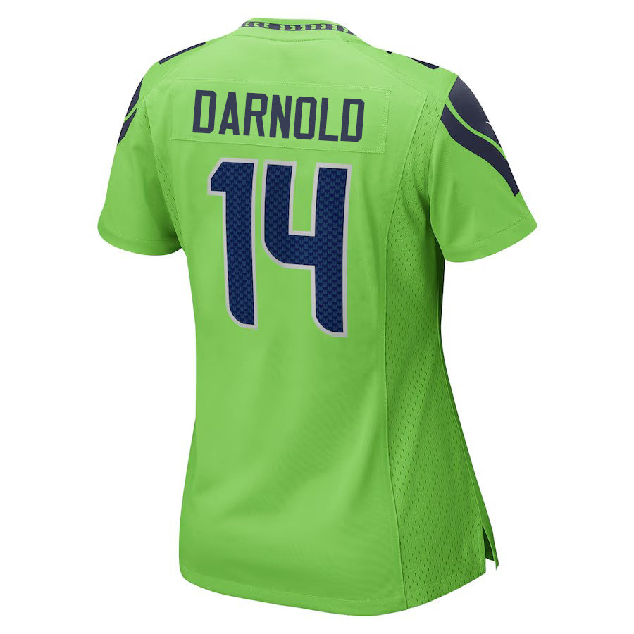S.Seahawks #14 Sam Darnold Green Game Stitched American Football Jerseys