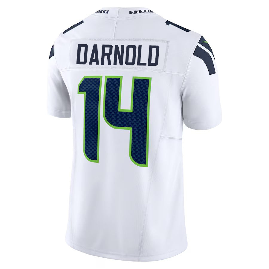 S.Seahawks #14 Sam Darnold White Vapor F.U.S.E. Limited Stitched American Football Jerseys