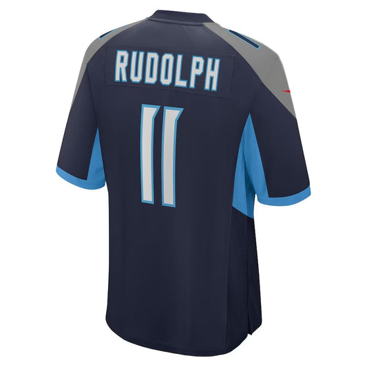 T.Titans #11 Mason Rudolph Navy Game Stitched American Football Jerseys