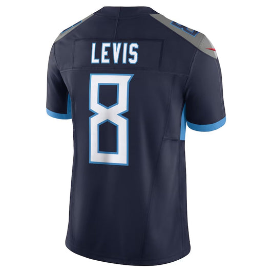 T.Titans #8 Will Levis Navy Vapor F.U.S.E. Limited Stitched American Football Jerseys