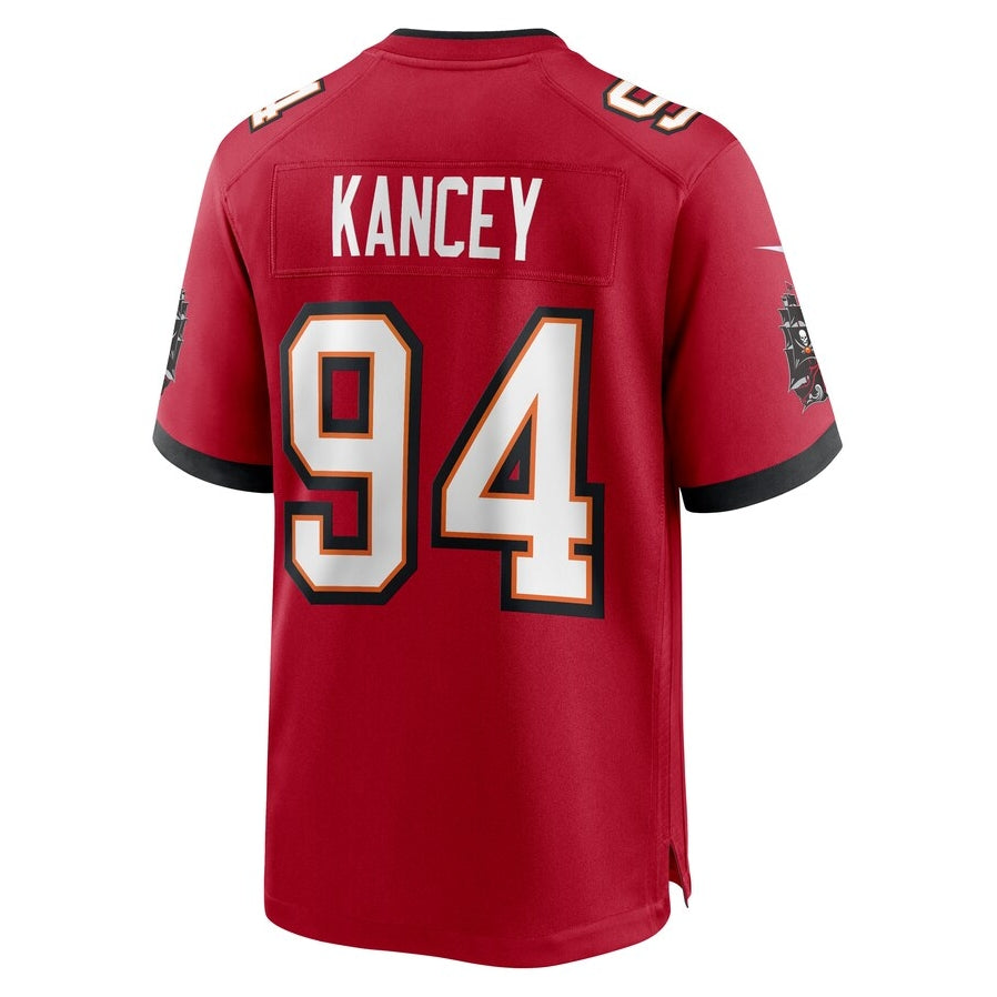 TB.Buccaneers #94 Calijah Kancey Red Game Stitched American Football Jerseys
