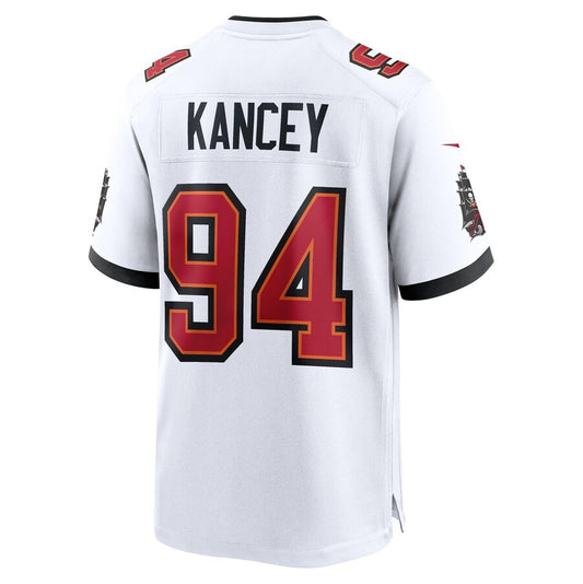 TB.Buccaneers #94 Calijah Kancey White Game Stitched American Football Jerseys