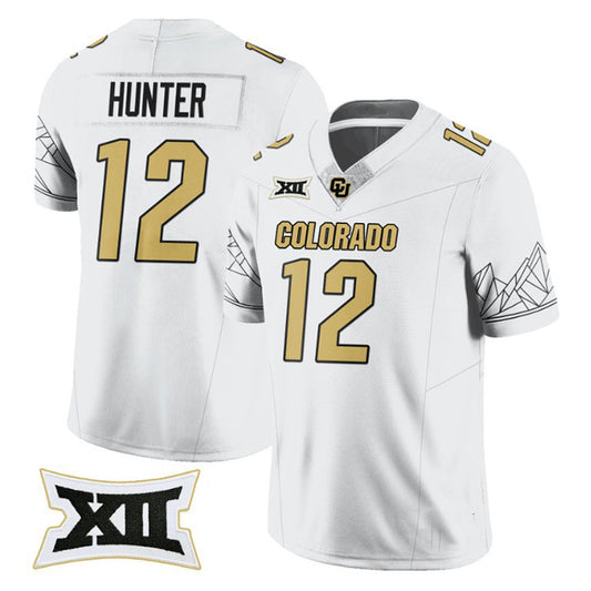 C.Buffalo #12 Travis Hunter White 2024 F.US.E Vapor Limited Stitched Football College Jersey