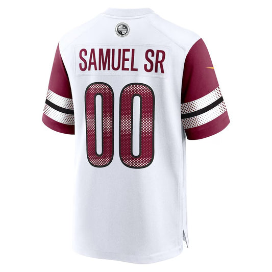 W.Commanders #00 Deebo Samuel Sr White Game Stitched American Football Jerseys