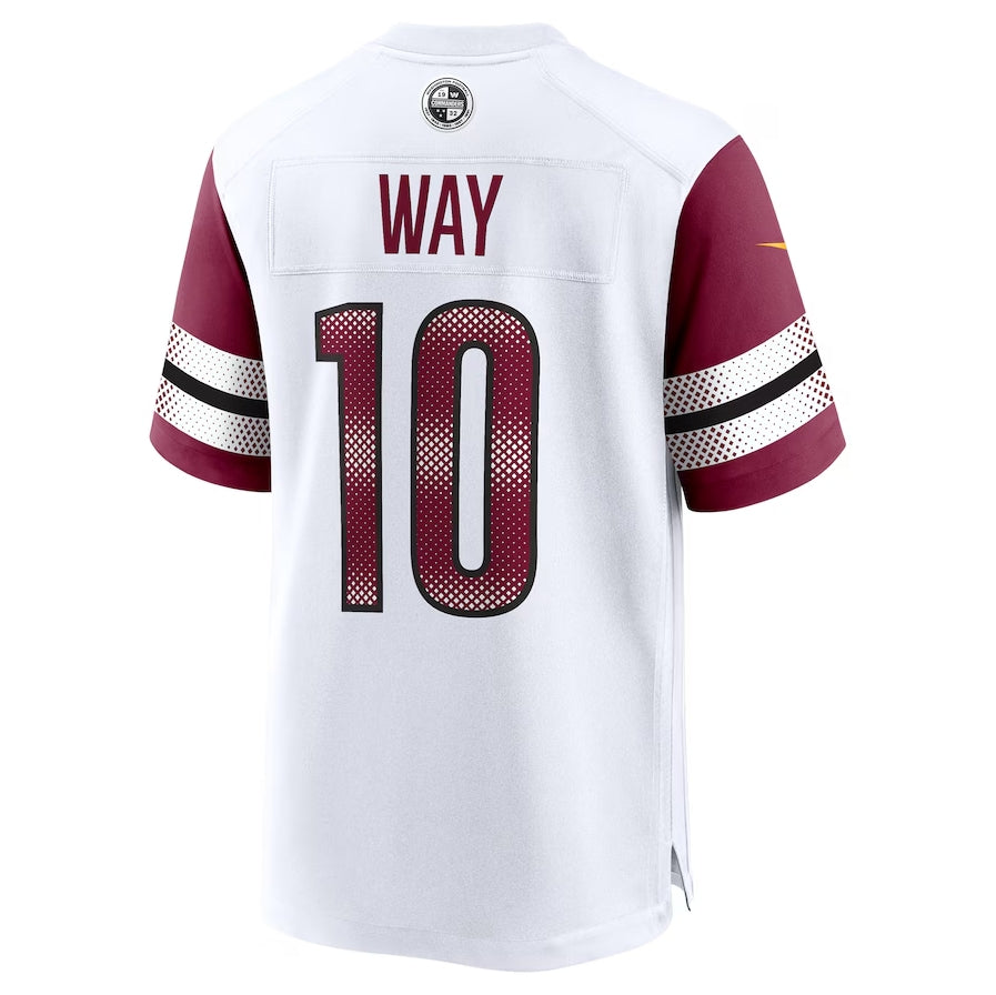 W.Commanders #10 Tress Way White Game Stitched American Football Jerseys