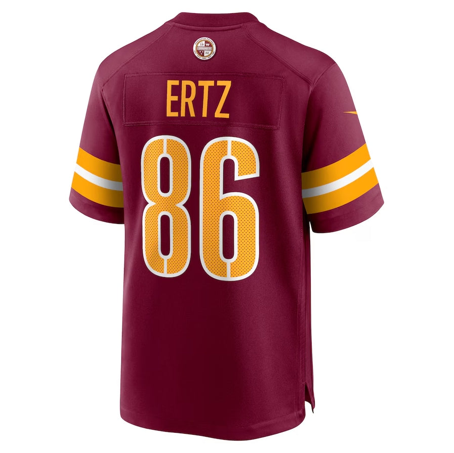 W.Commanders #86 Zach Ertz Burgundy Game Stitched American Football Jerseys