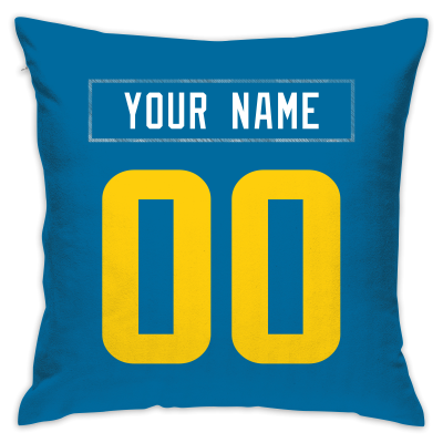 Custom Football Los Angeles Rams Decorative Throw Pillow Cover 18" x 18"- Print Personalized Style Customizable Design Team Any Name & Number