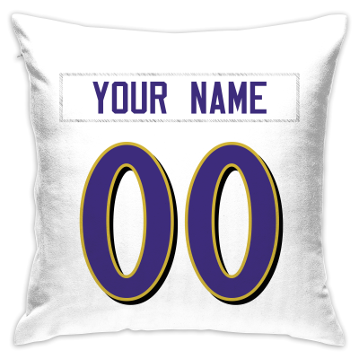 Custom Throw Pillow Football Baltimore Ravens Decorative Pillow Cover 18" x 18"- Print Personalized Style Customizable Design