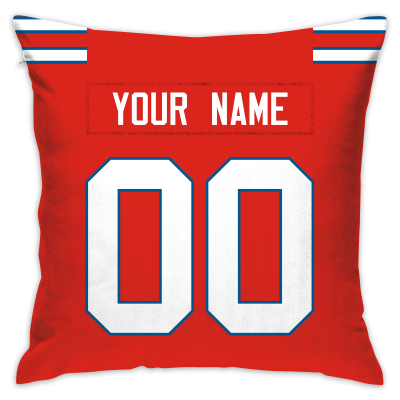 Custom Football Buffalo Bills Decorative Pillowcase 18" x 18"- Print Personalized Style Customizable Design Team Any Name & Number