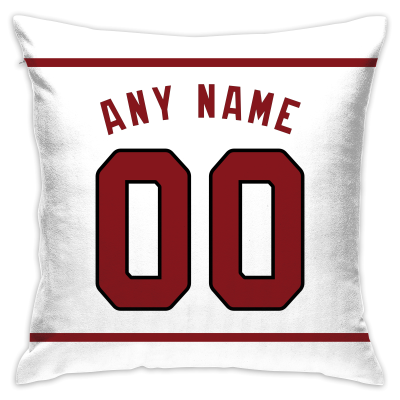 Custom Football Arizona Cardinals Decorative Throw Pillow 18" x 18"- Print Personalized Style Customizable Design Team Any Name & Number