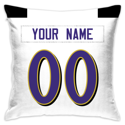 Custom Throw Pillow Football Baltimore Ravens Decorative Pillow Cover 18" x 18"- Print Personalized Style Customizable Design