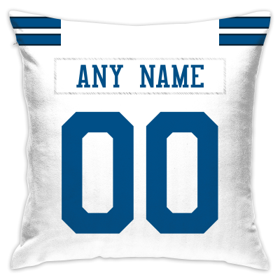 Custom Football Dallas Cowboys Decorative Throw Pillow Cover 18" x 18"- Print Personalized Style Customizable Design Team Any Name & Number