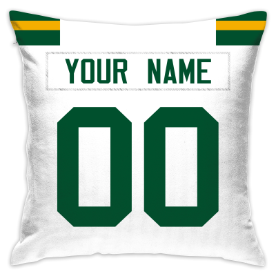 Custom Football Green Bay Packers Decorative Throw Pillow Cover 18" x 18"- Print Personalized Style Customizable Design Team Any Name & Number