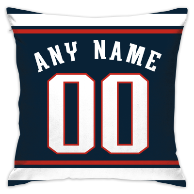 Custom Football New England Patriots Decorative Throw Pillow Cover 18" x 18"- Print Personalized Style Customizable Design Team Any Name & Number
