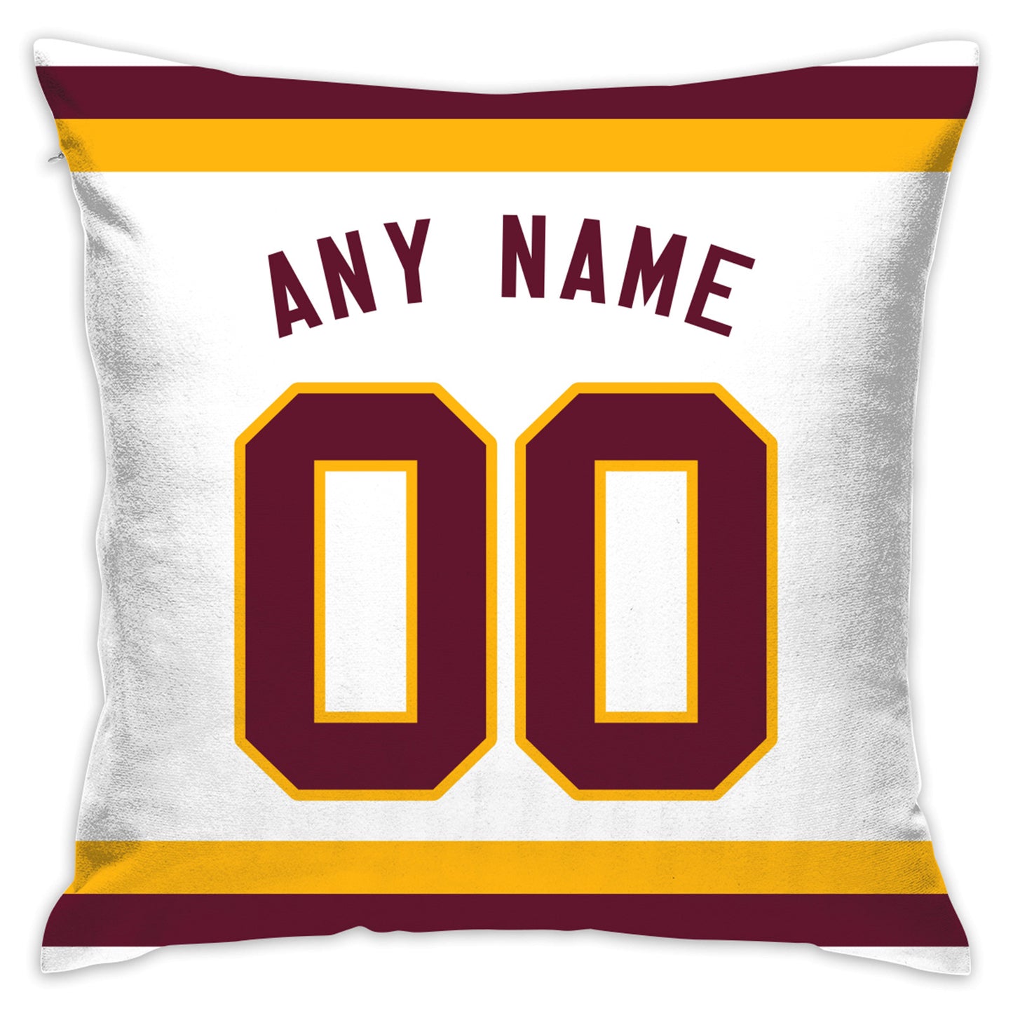 Custom Washington Football Team Decorative Throw Pillow Cover 18" x 18"- Print Personalized Style Customizable Design Team Any Name & Number