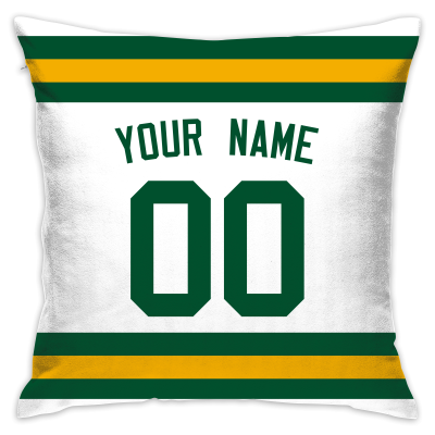Custom Football Green Bay Packers Decorative Throw Pillow Cover 18" x 18"- Print Personalized Style Customizable Design Team Any Name & Number