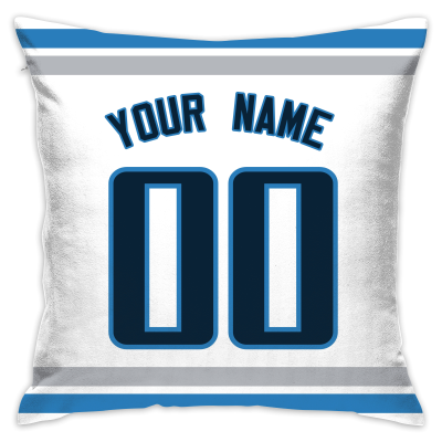 Custom Football Tennessee Titans Decorative Throw Pillow Cover 18" x 18"- Print Personalized Style Customizable Design Team Any Name & Number