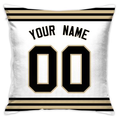 Custom Football New Orleans Saints Decorative Throw Pillow Cover 18" x 18"- Print Personalized Style Customizable Design Team Any Name & Number