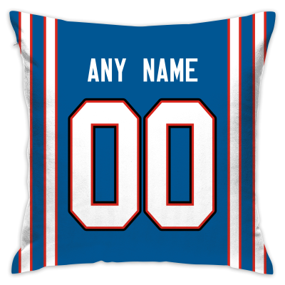 Custom Football Buffalo Bills Decorative Pillowcase 18" x 18"- Print Personalized Style Customizable Design Team Any Name & Number