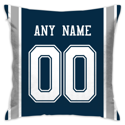 Custom Football Dallas Cowboys Decorative Throw Pillow Cover 18" x 18"- Print Personalized Style Customizable Design Team Any Name & Number