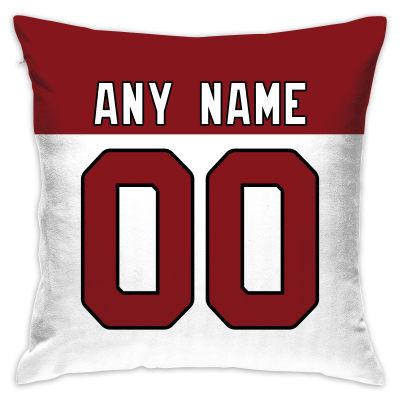 Custom Football Arizona Cardinals Decorative Throw Pillow 18" x 18"- Print Personalized Style Customizable Design Team Any Name & Number