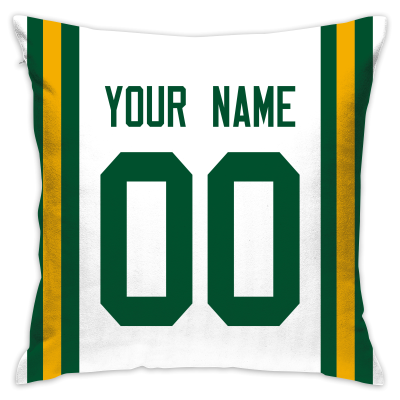 Custom Football Green Bay Packers Decorative Throw Pillow Cover 18" x 18"- Print Personalized Style Customizable Design Team Any Name & Number