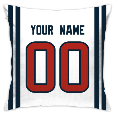 Custom Football Houston Texans Decorative Throw Pillow Cover 18" x 18"- Print Personalized Style Customizable Design Team Any Name & Number