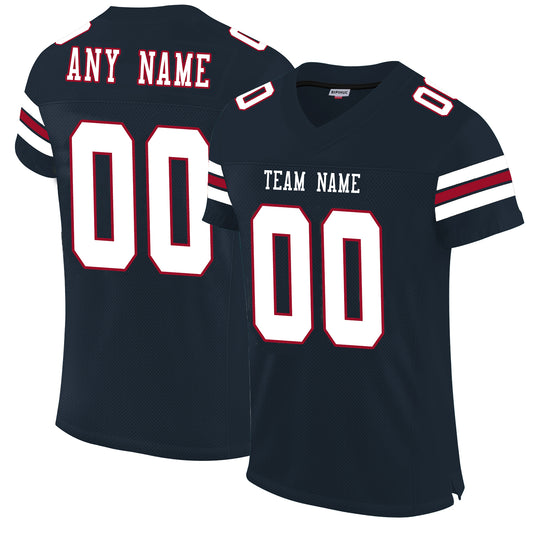 Custom Football Jersey Chicago Bears Personalize Sports Shirt Design Navy Stitched Name And Number Size S to 6XL Christmas Birthday Gift
