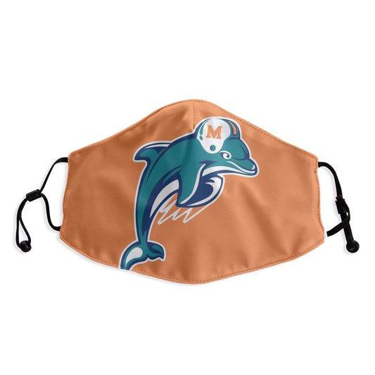Dust Masks Decorative Miami Dolphins Face Mask