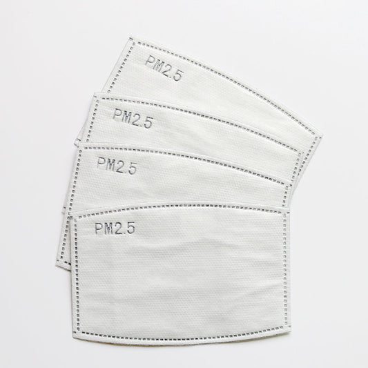 Adult PM2.5 Activated Carbon Filter 5 Layers Replaceable Anti Haze Filter Paper