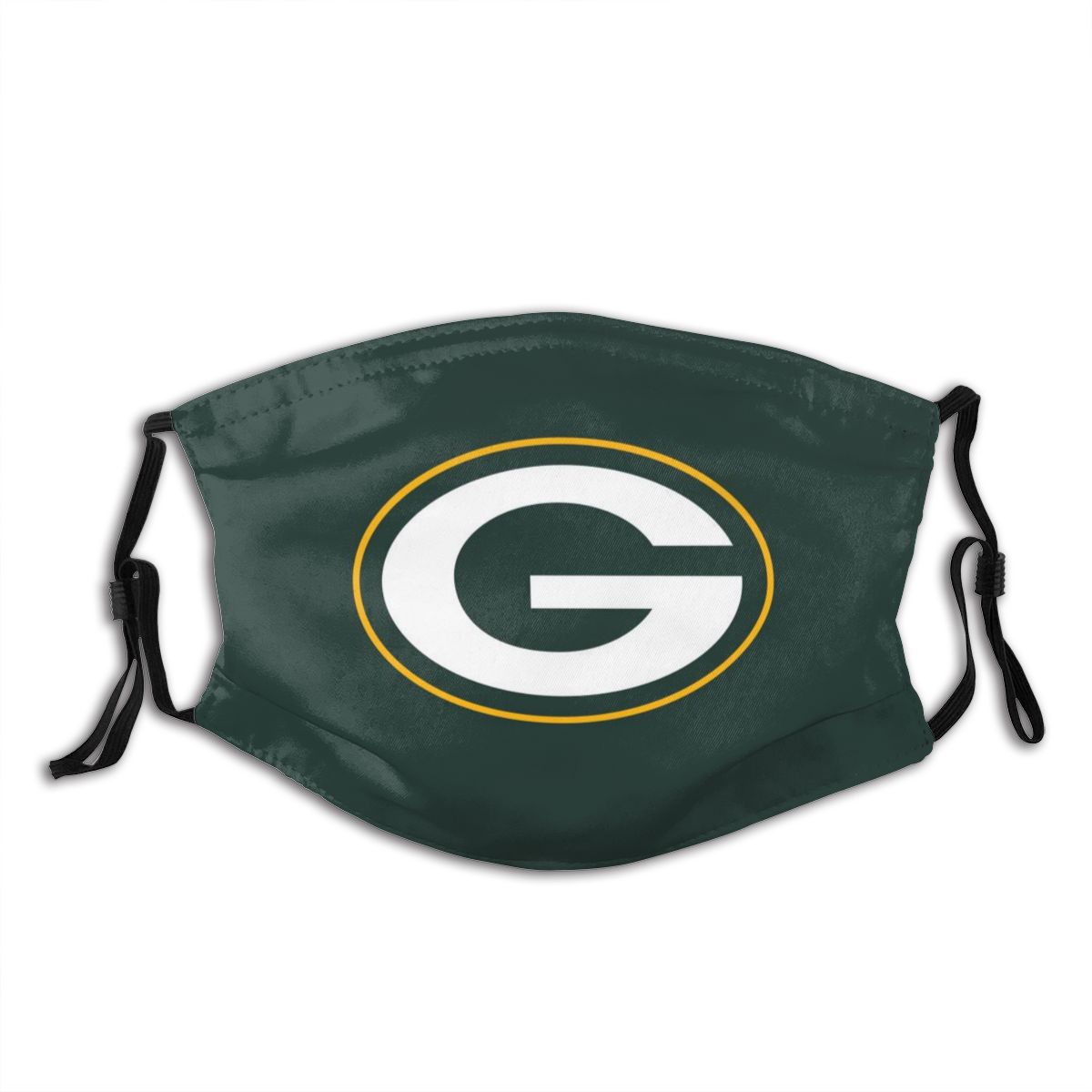 Print Football Personalized Green Bay Packers Adult Dust Mask With PM 2.5 Filters