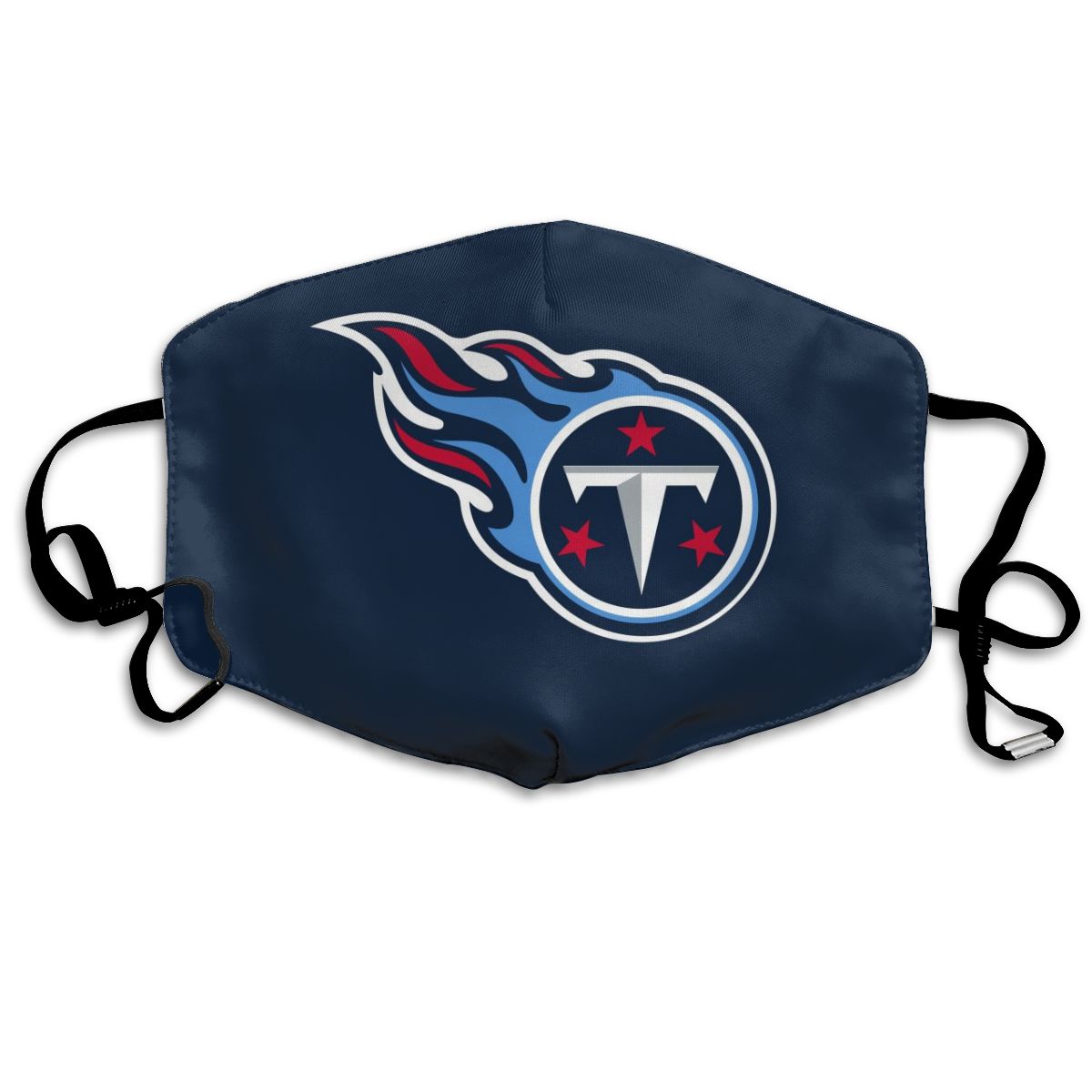 Print Football Personalized Tennessee Titans Dust Mask Navy