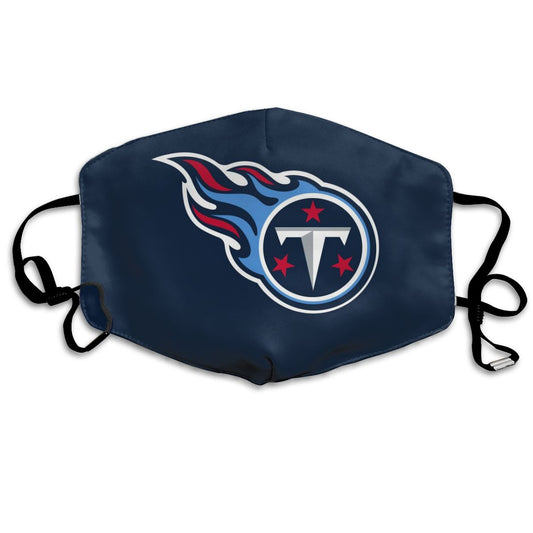 Print Football Personalized Tennessee Titans Dust Mask Navy