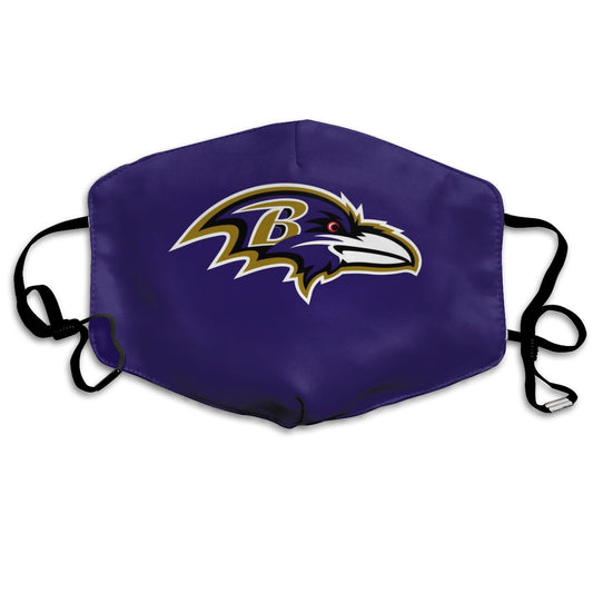 Print Football Personalized Baltimore Ravens Dust Mask Purple