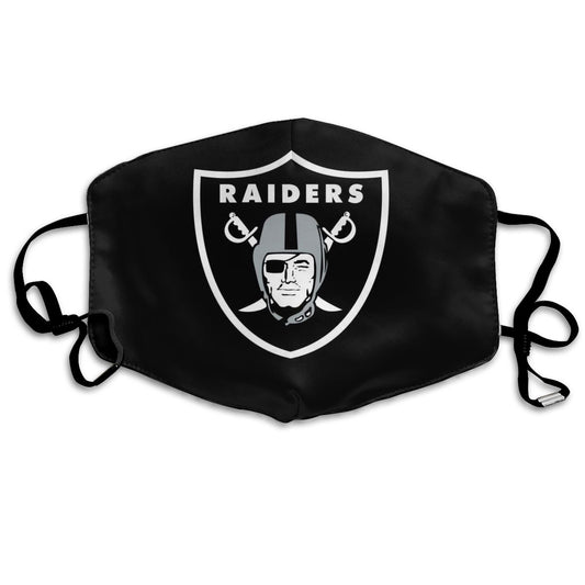 Print Football Personalized Oakland Raiders Dust Mask Black