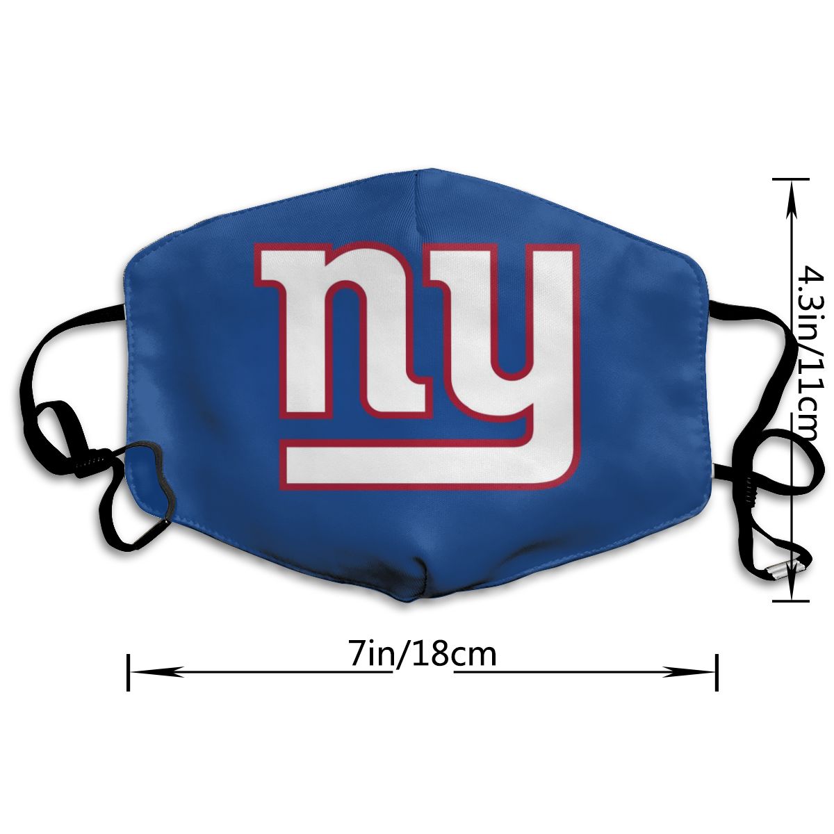Print Football Personalized New York Giants Dust Mask Blue