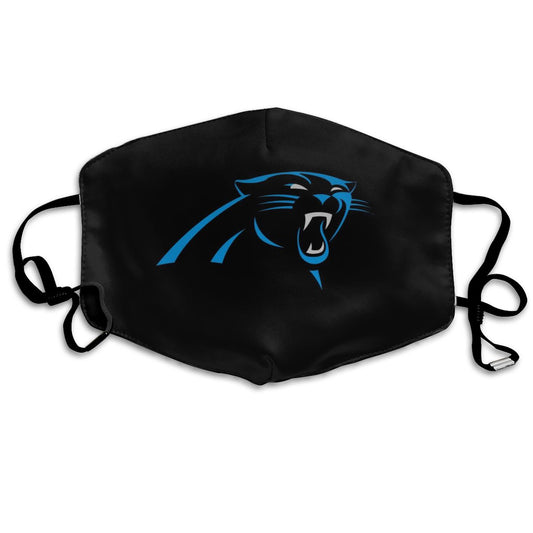 Print Football Personalized Carolina Panthers Dust Mask Black