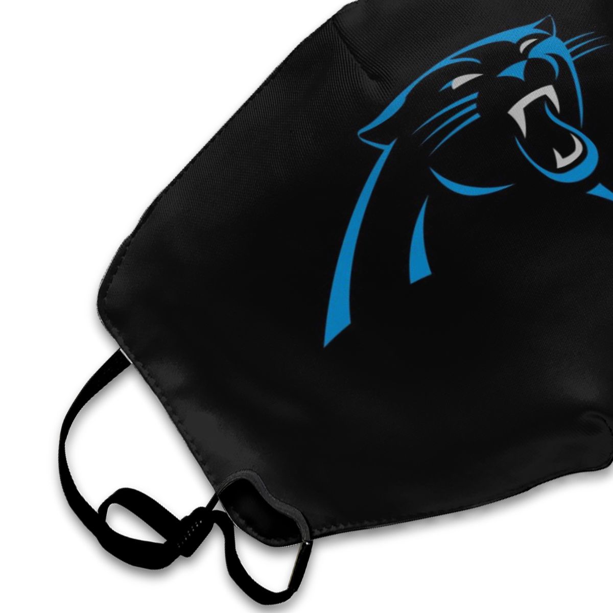 Print Football Personalized Carolina Panthers Dust Mask Black