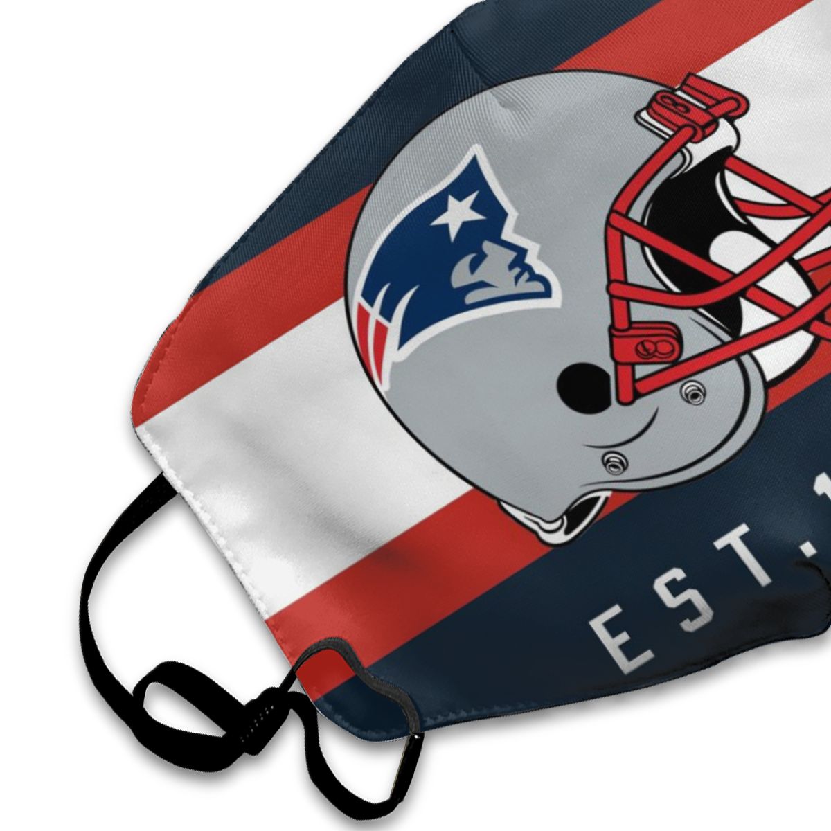 Print Football Personalized New England Patriots Dust Masks Blue